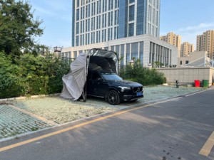 Auvent de stationnement pliable en acier inoxydable, imperméable et durable, pour une seule <span class=keywords><strong>voiture</strong></span>, avec utilisation extérieure portable et <span class=keywords><strong>garage</strong></span> automobile - Product Image 4