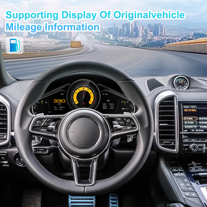 Pantalla LCD Digital de 12.3 Pulgadas para el Tablero de Instrumentos del Automóvil, Velocímetro, Tacómetro, Pantalla Fantasma para Porsche Cayenne 2011 2017 - Product Image 3