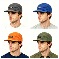 Cappellino da Baseball a 5 Pannelli a Profilo Basso con Visiera Piatta in Poliestere, Cappello da Escursionismo per Esterni, Logo Personalizzato, Multicolore, Unisex, Vendita Diretta dalla Fabbrica