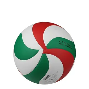 לוגו מותאם אישית זול מגע רך אימון גומי כדורעף רשמי כדור רשמי