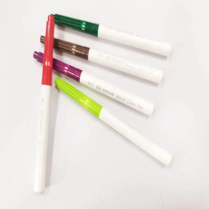 24 रंग गैर विषैले नरम ब्रश वॉटरकलर पेन