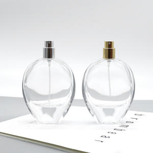 Vente en gros de flacons de parfum et de recharge ovales en verre de 75 ml avec bouchons à clipser, contenants cosmétiques vides, matériau du col en PP, minimum. Commandez 100 pièces - Product Image 2