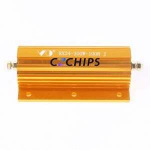 Résistance RX24/300W-100ohm 5% en aluminium/tube céramique, résistance à boulon (Résistance : 100 Ohm) (Précision : 5%) (Puissance : 300W) - Product Image 1