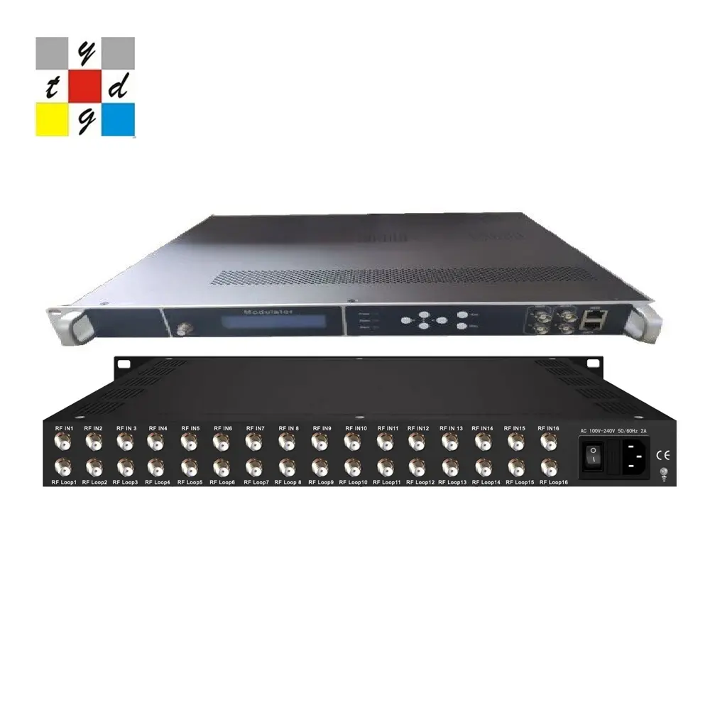 Fta Iptv Transmodulator 8ch 24 Kanalen Dvbt Isdbt Qam Catv Rf Digitale Modulator