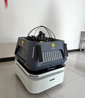 Châssis de robot mobile F65 150KG avec SDK ouvert ROS2, navigation autonome et évitement d'obstacles pour la logistique industrielle