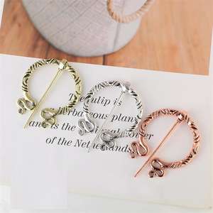 Популярная винтажная металлическая Винтажная брошь из цинкового сплава в стиле викингов для женщин, украшение для платья, булавка для воротника - Product Image 4