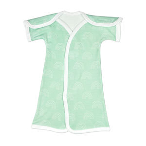 IBaifei Micro prématuré en coton personnalisé, vêtements d'infirmière, body en coton à manches courtes, vêtements adaptés aux bébés prématurés, robe pour soins intensifs néonatals - Product Image 4