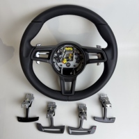 Volant en cuir standard GZYLC pour modèles Porsche Panamera Cayenne Macan 718 911 918 997 991 970 971 Boxster Cayman