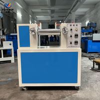 Pvc Pp Pe graphène, caoutchouc de moulin de mélange de laboratoire Ouvrez le type machine de moulin de mélange de rouleau en caoutchouc deux avec le coupeur pour des plastiques