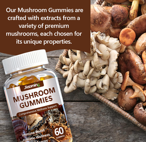 Compléments alimentaires à base de plantes Jiaoming OEM Private Label, gommes aux champignons <span class=keywords><strong>Lion</strong></span>'s <span class=keywords><strong>Mane</strong></span> - Product Image 3