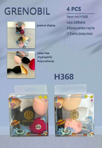 Set di spugne per trucco Grenobil, 4 pezzi, strumenti di bellezza lavabili per l'applicazione sul viso - Product Image 3