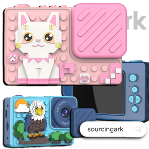 Search Sourcingark <b>Cartoon</b> Astronaut Dual Lens Kids <b>Camera</b> 1080P HD Video Recorder 600mAh Rechargeable Toy Gift H8 - Product Image 1