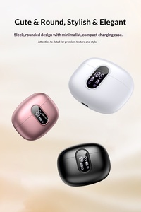 Écouteurs TWS ANC à design exclusif, <span class=keywords><strong>Bluetooth</strong></span> 5.4, sans fil, avec affichage LED de la batterie, longue autonomie et suppression du bruit - Product Image 3
