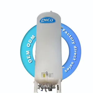 10000L 8Bar Liquid Argon Vertical Large Cryogenic Liquid Tank For Cylinder Filling Station
