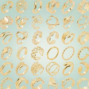 แหวนสแตนเลสสั่งทำขายส่ง ชุบ PVD สีโรสโกลด์ เครื่องประดับแฟชั่น ไม่ลอก ไม่ก่อให้เกิดอาการแพ้ สไตล์คลาสสิก - Product Image 3