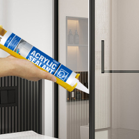 GORSEAL S306V 300ml Mastic acrylique peignable pour joints, fissures de plafond, espaces muraux, cadres de fenêtres et de portes, usage cuisine et salle de bain