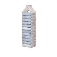 1 pièce Organisateur de placard suspendu pour pantalons, chaussettes, t-shirts et sous-vêtements