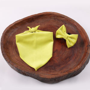 ペット用品 新スタイル ベルベット製犬用ハーネスセット ゴールドメタルバックル付き ネオンイエロー クラッシュベルベット ハーネスとリード 犬用 - Product Image 3