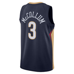 Herren New Orleans #3 C.J. McCollum Basketball Jersey Bestickte Hemden Logos Jugend City Edition Sport Atmungsaktiver Sommer - Product Image 3