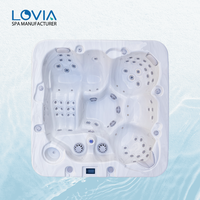 Baignoires Spa Design Moderne Prix Usine Vente en Gros Baignoire Balnéo Extérieure Jacuzzi de Luxe pour Jardin