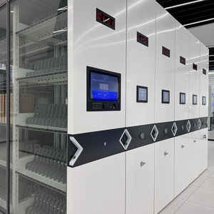 Sistema de Archivadores Metálicos Eléctricos Inteligentes Modernos con 5 <span class=keywords><strong>Cajones</strong></span>, Cerradura con Llave y Estanterías Móviles Ajustables para Oficina, Escuela o Sótano - Product Image 5