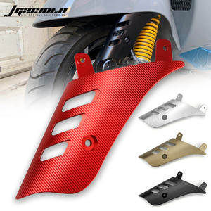 ฝาครอบโช้คอัพข้างรถมอเตอร์ไซค์ CNC แผ่นกันกระแทกหน้าล้อ อุปกรณ์เ<span class=keywords><strong>ส</strong></span>ริมสำหรับ VESPA GTS 125 200 300 2013-2020 - Product Image 1