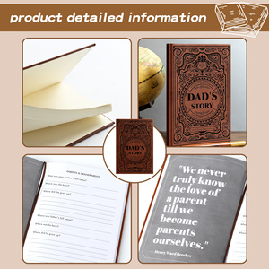 Couverture de carnet de voyage artisanale pour papa, carnet de notes en similicuir, cadeau en stock, style <span class=keywords><strong>biblique</strong></span> - Product Image 2