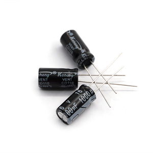 Kehong Through Hole Aluminum Electrolytic <b>Capacitor</b> 16V 1000UF 10x17 CD110 High Temperature Resistant Filtering - Product Image 2