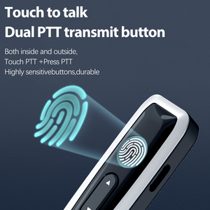 วิทยุสื่อสารแบบคล้องคอหรือแบบเกี่ยวหู ABBREE AR-W6 Mini Walkie Talkie UHF Dual PTT Touch Talk ไร้สาย สำหรับร้านอาหาร โรงแรม ร้านเสริมสวย - Product Image 5