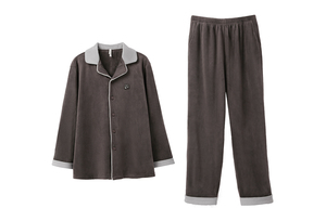 Pijamas Térmicos Casuales de Forro Polar Anzhiban Sea Island para Otoño e Invierno, Transpirables, Acolchados, de Coral, Ropa de Casa para <span class=keywords><strong>Hombre</strong></span> - Product Image 5