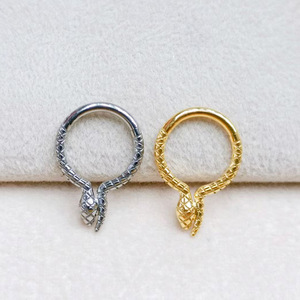 ASTM F136 titanio all'ingrosso Piercing <span class=keywords><strong>gioielli</strong></span> cerchio donna anelli al naso narice Piercing <span class=keywords><strong>gioielli</strong></span> - Product Image 4