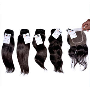 Extensiones de Cabello Humano Virgen de Templo Indio 100% Natural, con Cutícula Alineada de Alta Calidad - Product Image 6