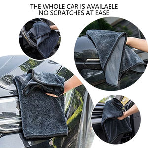Chiffons de nettoyage en microfibre personnalisés serviettes propres lavables <span class=keywords><strong>serviette</strong></span> de séchage de voiture en microfibre boucle torsadée - Product Image 5