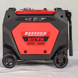 Générateur d'essence à inverseur monophasé 4 temps <span class=keywords><strong>BISON</strong></span> CHINA BS9500IE 220V 50Hz à démarrage électrique automatique 18HP 8KVA 8000W pour usage de secours - Product Image 2