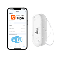 Détecteur de température et d'humidité intelligent Tuya WIFI en gros, utilisation en extérieur, étanche IP65, thermomètre et hygromètre, capteur