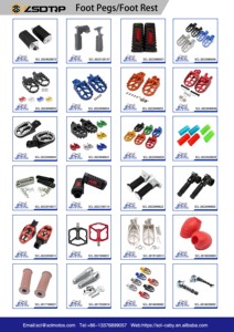 หมุดเท้าอะลูมิเนียมสำหรับแข่งมอเตอร์ไซค์วิบากที่วางเท้าสำหรับ110cc 50cc CRF XR Bra AP Atomic pitpro <span class=keywords><strong>MX</strong></span> SSR CNC - Product Image 6