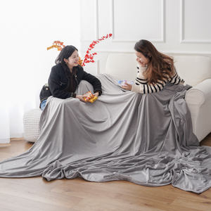 Couverture extra large <span class=keywords><strong>de</strong></span> 10x10 pieds, couverture en flanelle géante, jeté <span class=keywords><strong>de</strong></span> <span class=keywords><strong>lit</strong></span> surdimensionné, idéal pour les filles, les soirées, regarder des films ou des émissions <span class=keywords><strong>de</strong></span> télévision, convient à toute la famille - Product Image 6