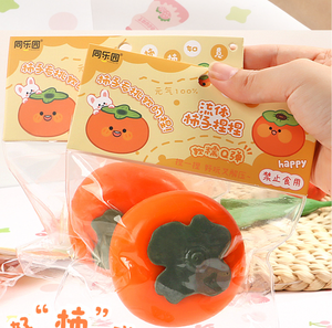 Juguete Sensorial Antiestrés con Diseño de Caqui de 6.5cm, Juguete Blandito para Niños, Juguete Novedoso para Niños y Niñas de 5 a 7 Años - Product Image 5