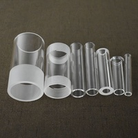 Hoge Clear Grote Kleine Diameter Pyrex Borosilicate Gehard Kijkglas Roken Buis Pijp Fabrikant