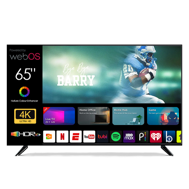 Android WebOS Smart TV 65inch LED LCD TV 4K Ultra HD Flat Screen Television 65 75 85 100 Inch TV