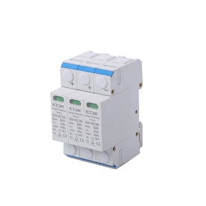 Etek EKU4-40Z tăng bảo vệ 500V 800V 1000V DC SPD cho chống sét của năng lượng mặt trời PV Hệ thống thiết bị điện tử T2 loại - Product Image 2