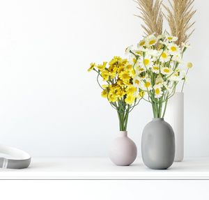 ดอกคาโมไมล์เดซี่จำลองสำหรับตกแต่งบ้านและงานแต่งงาน 6 ช่อ อุปกรณ์ DIY สไตล์สวน ของตกแต่งคริสต์มาส - Product Image 5