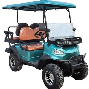 รถกอล์ฟราคาโรงงานถูก ลดราคา รถขับเคลื่อน 4 ล้อ 60V 72V 3.5KW 4KW 5KW พร้อมกระเป๋าใส่ของ ขายส่ง รถกอล์ฟวินเทจ 4 ที่นั่ง รถมินิ - Product Image 6