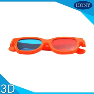 パッシブアナグリフプラスチック<span class=keywords><strong>3D</strong></span>赤青赤シアンメガネ - Product Image 5