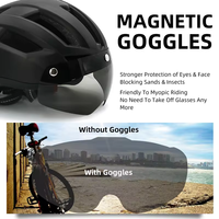 Casque de vélo pour adulte avec lumière, en verre magnétique, pour la sécurité des cyclistes, vente en gros OEM RS pour scooters