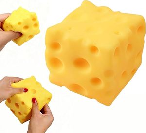 GL Giocattoli Squishy Giganti a Forma di Formaggio, Giocattolo Antistress Super Morbido, Squishy per Ansia e Stimolazione Sensoriale - Product Image 5