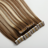 Extensions de cheveux humains injectées sans couture de haute qualité, couleur Balayage, double épaisseur, cuticules brutes alignées, cheveux vietnamiens