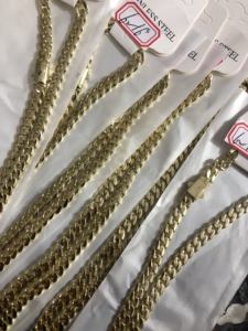 Cadena Cubana de Oro de 14k Estilo Miami Mónaco de 6mm, Joyería de Moda en EE. UU. para Tobillera, Pulsera y Collar Unisex - Product Image 4