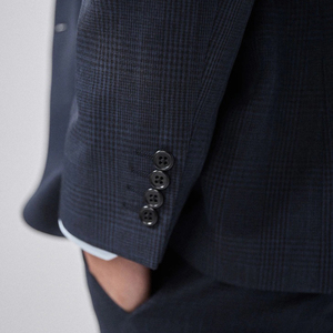 Costume en laine décontracté et personnalisé pour hommes, <span class=keywords><strong>tenue</strong></span> de marié de <span class=keywords><strong>mariage</strong></span> en deux pièces - Product Image 4