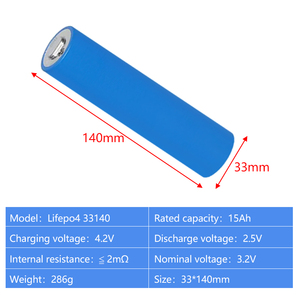 3.2V 15Ah EV Lithium Ion Battery Series for Solar Energy & Toy <b>Remote</b> <b>Control</b> 10Ah 15Ah 20Ah 33140 40135 Model - Product Image 2